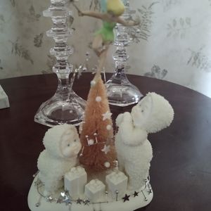 Snowbabies with Tinkerbell